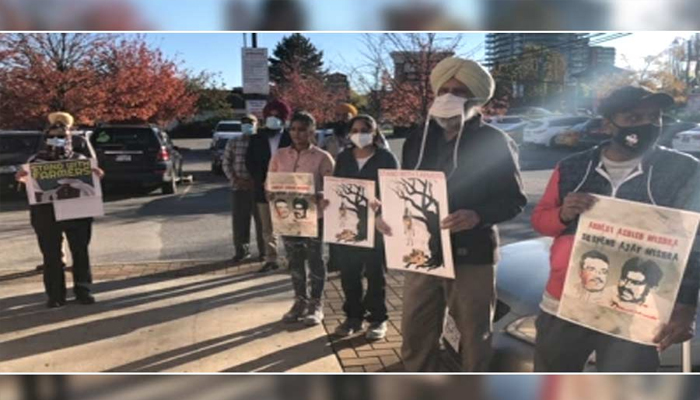 ਕੈਨੇਡਾ 'ਚ ਲਖੀਮਪੁਰ ਹਿੰਸਾ ਖਿਲਾਫ ਰੈਲੀ ਦਾ ਪ੍ਰਬੰਧ, ਲੋਕਾਂ ਨੇ ਪੀੜਿਤ ਪਰਿਵਾਰਾਂ ਲਈ ਕੀਤੀ ਨਿਆਂ ਦੀ ਮੰਗ 1 8 7