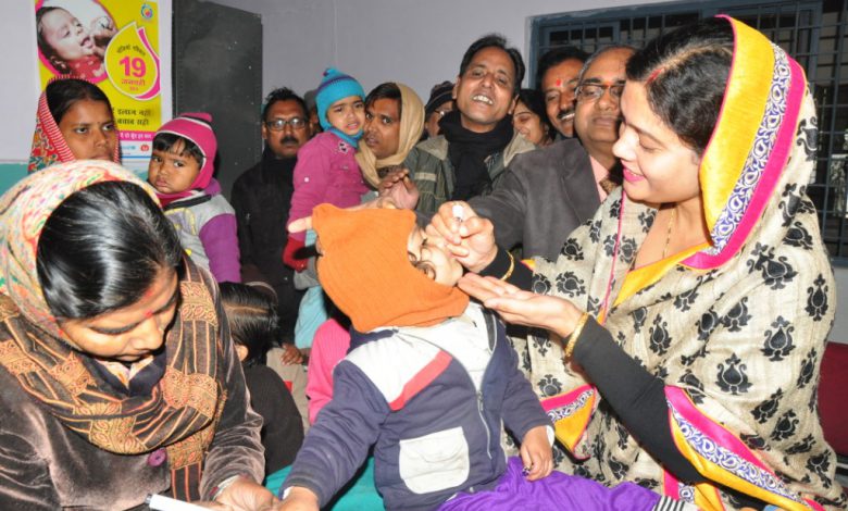 Pulse Polio Day Gwalior January 2014