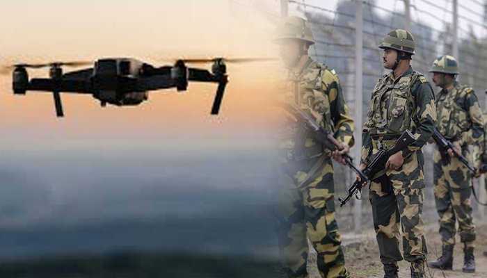 ਬਾਰਡਰ 'ਤੇ ਮੰਡਰਾ ਰਿਹਾ ਸੀ ਪਾਕਿਸਤਾਨੀ ਡਰੋਨ, BSF ਜਵਾਨਾਂ ਨੇ ਕੀਤੀ ਫਾਈਰਿੰਗ 1 1 6