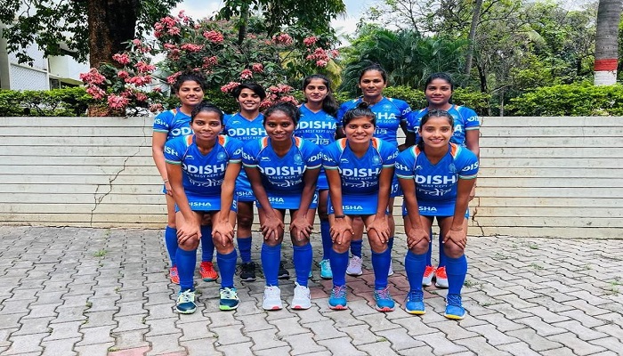 Nine member Indian Womens Team for the inaugural edition of FIH Hockey 5s 2