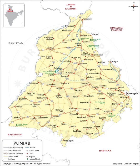Punjab-map