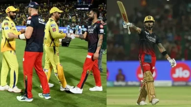 Photo of IPL 2023, RCB vs CSK: ਚੇਨਈ ਦੇ ਹੱਥੋਂ ਹਾਰ ਤੋਂ ਬਾਅਦ ਵਿਰਾਟ ਕੋਹਲੀ ਤੇ ਡਿੱਗੀ ਗਾਜ਼, ਮੈਚ ਰੈਫਰੀ ਨੇ ਲਗਾਇਆ ਭਾਰੀ ਜੁਰਮਾਨਾ