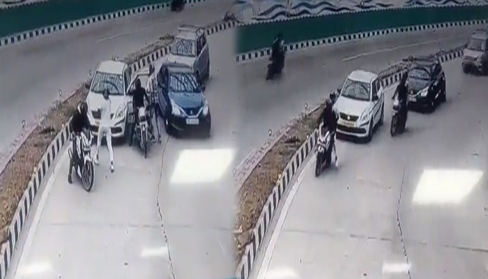 Delhi Robbery CCTV footage