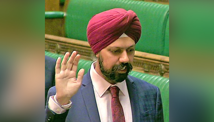 British MP Tanmanjeet Singh Dhesi