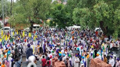 Photo of ਮੋਦੀ ਸਰਕਾਰ ਖਿਲਾਫ਼ ਕਿਸਾਨਾਂ ਦਾ ਅਰਥੀ ਫੁੱਕ ਮੁਜਾਹਿਰਾ