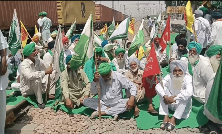 PB KISAN PROTEST