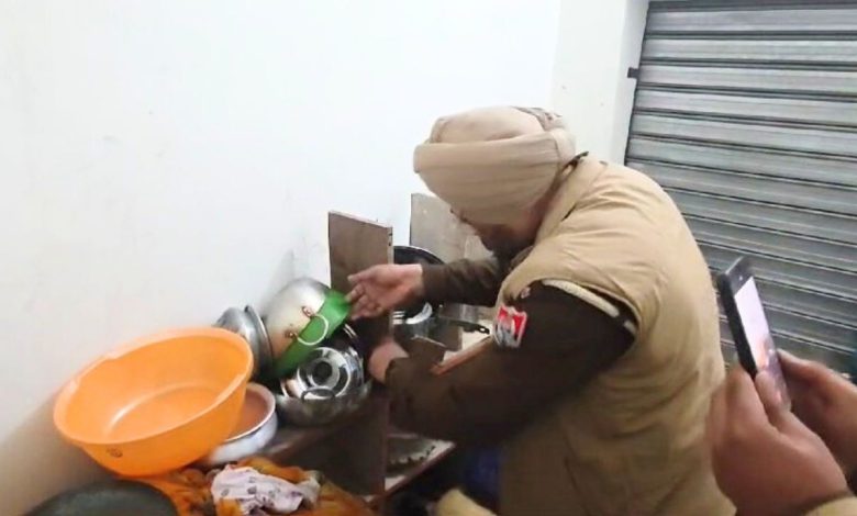 Jalandhar Punjab police raid in Qazi Mandi