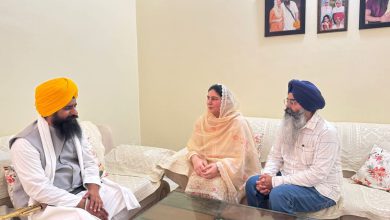Photo of ਜੇਲ੍ਹ ਬੰਦ ਬਲਵੰਤ ਸਿੰਘ ਰਾਜੋਆਣਾ ਨੂੰ ਮਿਲਣ ਪਹੁੰਚੇ ਜਥੇਦਾਰ ਗਿਆਨੀ ਕੁਲਦੀਪ ਸਿੰਘ ਗੜਗੱਜ