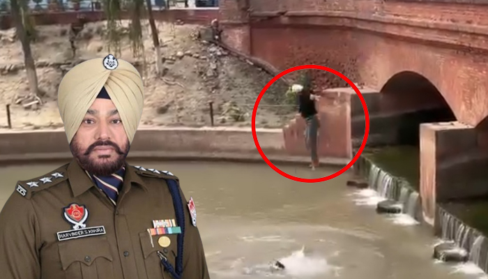 ਪੰਜਾਬ ਪੁਲਿਸ ਦੇ DSP ਨੇ ਨਹਿਰ 'ਚ ਛਾਲ ਮਾਰ ਬਚਾਈ ਅਧਿਆਪਕ ਦੀ ਜਾਨ, ਵੀਡੀਓ 1 dsp