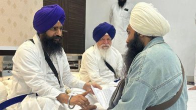 Photo of ਸਰਕਾਰ ਦਾ ਕੰਮ ਸਿੱਖ ਧਾਰਮਿਕ ਮਾਮਲਿਆਂ ਵਿੱਚ ਦਖ਼ਲ ਦੇਣਾ ਨਹੀਂ ਅਤੇ ਨਾ ਹੀ ਗੁਰਮਤਿ ਸਮਾਗਮ ਕਰਵਾਉਣਾ ਹੈ,  : ਜਥੇਦਾਰ ਗੜਗੱਜ