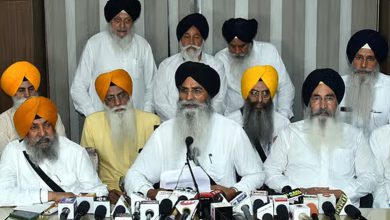 Photo of ਜੇ 2-3 ਦਿਨਾਂ ‘ਚ ਮੁਲਜ਼ਮਾ ਨੂੰ ਕਾਬੂ ਨਾ ਕੀਤਾ ਗਿਆ ਤਾਂ SGPC ਵਫ़ਦ ਰਾਹੀਂ ਕੇਂਦਰੀ ਗ੍ਰਹਿ ਮੰਤਰੀ ਨਾਲ ਕਰੇਗੀ ਮੁਲਾਕਾਤ