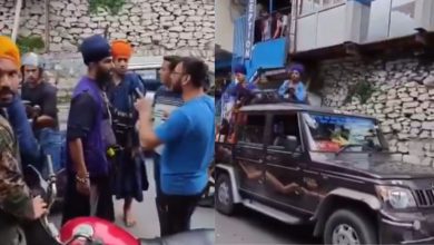 Photo of ਜੋਸੀਮਠ ਨੇੜੇ ਨਿਹੰਗਾਂ ਅਤੇ ਇੱਕ ਸਥਾਨਕ ਵਪਾਰੀ ਵਿਚਕਾਰ ਹੋਈ ਹਿੰਸਕ ਝੜਪ