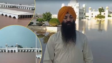 Photo of 6 ਫੁੱਟ ਤੱਕ ਆਇਆ ਪਾਣੀ, ਗ੍ਰੰਥੀਆਂ ਨੂੰ ਕਿਸ਼ਤੀ ਰਾਹੀਂ ਕੀਤਾ ਰੈਸਕਿਊ,
