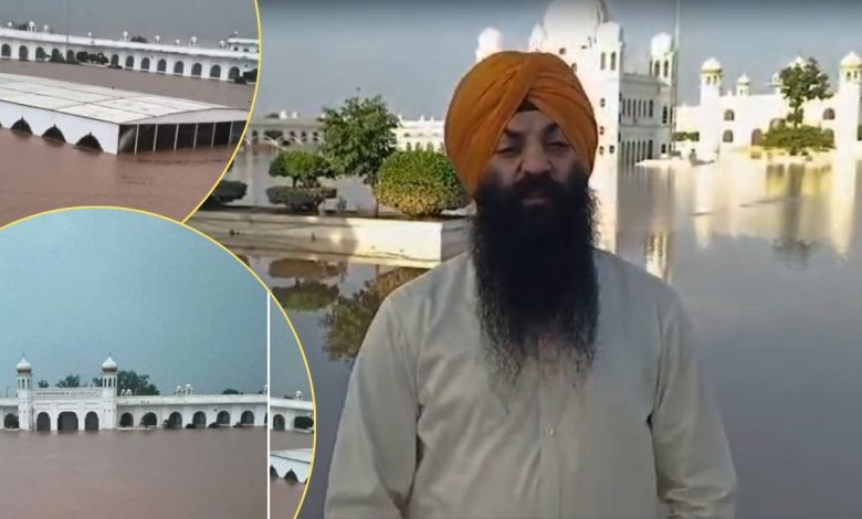 6 ਫੁੱਟ ਤੱਕ ਆਇਆ ਪਾਣੀ, ਗ੍ਰੰਥੀਆਂ ਨੂੰ ਕਿਸ਼ਤੀ ਰਾਹੀਂ ਕੀਤਾ ਰੈਸਕਿਊ, 1 pakistan kartarpur