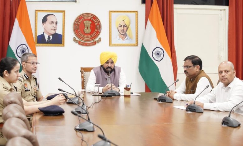 ਕਾਨੂੰਨ ਵਿਵਸਥਾ ਦੇ ਹਾਲਾਤ ਉਤੇ ਤਿੱਖੀ ਨਜ਼ਰ ਰੱਖੋ: ਮੁੱਖ ਮੰਤਰੀ ਦੀ ਸੀ.ਪੀਜ਼ ਤੇ ਐਸ.ਐਸ.ਪੀਜ਼ ਨੂੰ ਹਦਾਇਤ 1 po