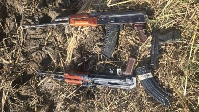 Photo of ਦੋ AK-47 ਰਾਈਫਲਾਂ ਤੇ ਪਿਸਟਲ ਬਰਾਮਦ