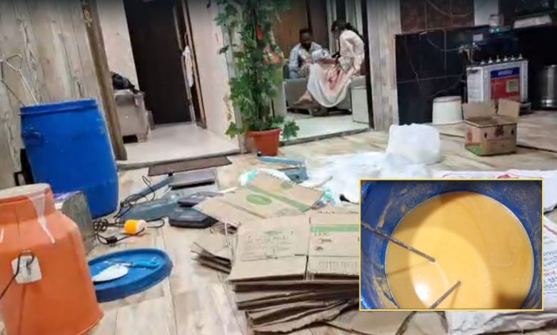 ਸਿਹਤ ਵਿਭਾਗ ਦੀ ਘਰ ‘ਤੇ ਰੇਡ, 40 ਕਿੱਲੋਂ ਨਕਲੀ ਘਿਓ ਜ਼ਬਤ 1 ludhiana police ghee