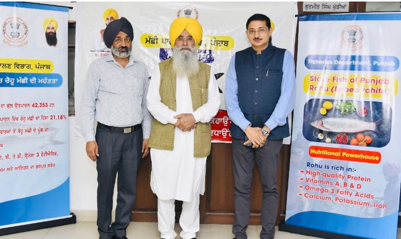 ਪੰਜਾਬ ਸਰਕਾਰ ਨੇ ਜਲ ਜੀਵ ਵਿਭਿੰਨਤਾ ਨੂੰ ਹੁਲਾਰਾ ਦੇਣ ਲਈ "ਰੋਹੂ" ਨੂੰ ਰਾਜ ਮੱਛੀ ਐਲਾਨਿਆ 1 Untitled 1 4