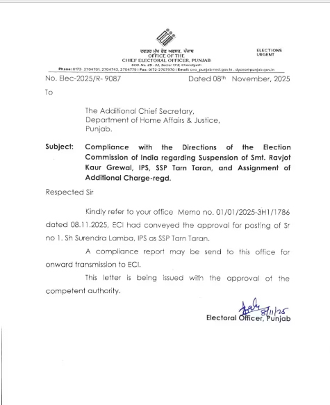 ਸੁਰੇਂਦਰ ਲਾਂਬਾ ਨੂੰ ਲਾਇਆ ਤਰਨ ਤਾਰਨ ਦਾ SSP 3 Untitled 3 copy