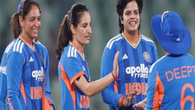 Photo of ਮਹਿਲਾ ਟੀ-20 ਲੜੀ-ਭਾਰਤ ਨੇ ਸ੍ਰੀ ਲੰਕਾ ਨੂੰ 8 ਵਿਕਟਾਂ ਨਾਲ ਹਰਾਇਆ