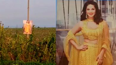 ਕਰਨਾਟਕ ਦੇ ਇੱਕ ਕਿਸਾਨ ਦੁਆਰਾ ਆਪਣੀਆਂ ਫਸਲਾਂ ਦੀ ਰੱਖਿਆ ਲਈ ਸੰਨੀ ਲਿਓਨ ਲਗਾਏ ਪੋਸਟਰ 2 Photo of ਕਰਨਾਟਕ ਦੇ ਇੱਕ ਕਿਸਾਨ ਦੁਆਰਾ ਆਪਣੀਆਂ ਫਸਲਾਂ ਦੀ ਰੱਖਿਆ ਲਈ ਸੰਨੀ ਲਿਓਨ ਲਗਾਏ ਪੋਸਟਰ