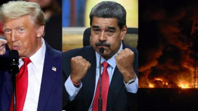 Photo of ਵੈਨੇਜ਼ੁਏਲਾ ‘ਤੇ ਹਵਾਈ ਹਮਲੇ ਤੋਂ ਬਾਅਦ ਟਰੰਪ ਦਾ ਦਾਅਵਾ: ‘ਰਾਸ਼ਟਰਪਤੀ ਮਾਦੁਰੋ ਅਤੇ ਉਨ੍ਹਾਂ ਦੀ ਪਤਨੀ ਅਮਰੀਕਾ ਦੇ ਕਬਜ਼ੇ ‘ਚ