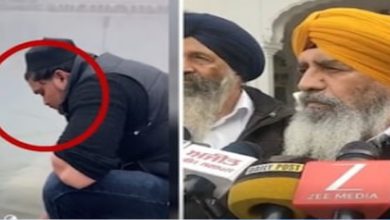 Photo of ਹਰਿਮੰਦਰ ਸਾਹਿਬ ਦੇ ਪਵਿੱਤਰ ਸਰੋਵਰ ‘ਚ ਕੁਰਲੀ ਕੀਤੀ, ਮੂੰਹ ‘ਚ ਪਾਣੀ ਭਰ ਕੇ ਥੁੱਕਿਆ,SGPC ਬੋਲੀ- ਜਾਂਚ ਕਰਾਂਗੇ