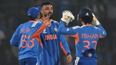 Photo of T-20 ਵਿਸ਼ਵ ਕੱਪ : ਭਾਰਤ ਨੇ ਨਾਮੀਬੀਆ ਨੂੰ 93 ਦੌੜਾਂ ਨਾਲ ਹਰਾਇਆ