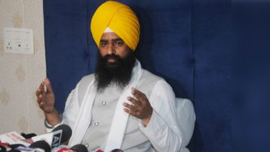 Photo of ਜਥੇਦਾਰ ਗੜਗੱਜ ਅੱਜ ਜ਼ਰੂਰੀ ਪੰਥਕ ਮਾਮਲਿਆਂ ਬਾਰੇ ਮੀਡੀਆ ਨਾਲ ਕਰਨਗੇ ਗੱਲਬਾਤ