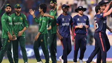Photo of ਪਾਕਿਸਤਾਨ ਟੀ-20 ਵਿਸ਼ਵ ਕੱਪ ਦੇ ਸੁਪਰ-8 ਵਿੱਚ ਪਹੁੰਚਿਆ: ਨਾਮੀਬੀਆ ਨੂੰ 102 ਦੌੜਾਂ ਨਾਲ ਹਰਾਇਆ