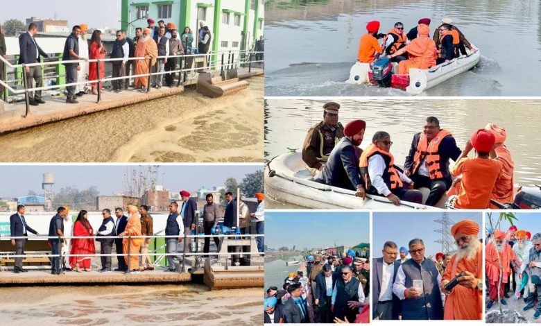 punjab governor gulab chand kataria visit ludhiana buddha nallah