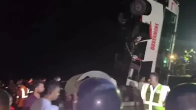 Photo of ਬੰਗਲਾਦੇਸ਼ ‘ਚ ਵੱਡਾ ਹਾਦਸਾ: 40 ਮੁਸਾਫ਼ਰਾਂ ਨਾਲ ਭਰੀ ਬੱਸ ਪਦਮਾ ਨਦੀ ‘ਚ ਡਿੱਗੀ, 23 ਲੋਕਾਂ ਦੀ ਮੌਤ; ਕਈ ਲਾਪਤਾ