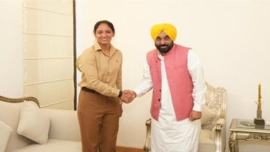 Photo of ਹਰਮਨਪ੍ਰੀਤ ਕੌਰ ਨੇ ਪੰਜਾਬ ਦੇ ਮੁੱਖ ਮੰਤਰੀ ਭਗਵੰਤ ਮਾਨ ਨਾਲ ਕੀਤੀ ਮੁਲਾਕਾਤ