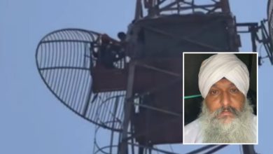 Photo of 18 ਮਹੀਨਿਆਂ ਬਾਅਦ ਟਾਵਰ ਤੋਂ ਉਤਰੇ ਗੁਰਜੀਤ ਖਾਲਸਾ