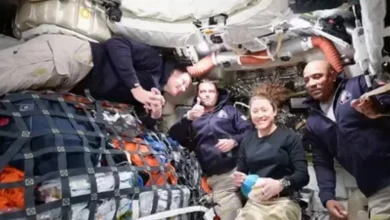 Photo of ਚੰਦਰਮਾ ‘ਤੇ ਗਏ ਚਾਰ ਪੁਲਾੜ ਯਾਤਰੀਆਂ ਵਿੱਚੋਂ ਇਕਲੌਤੀ ਔਰਤ ਨੂੰ ਟਾਇਲਟ ਦੀ ਮੁਰੰਮਤ ਦਾ ਸੌਂਪਿਆ ਗਿਆ  ਕੰਮ