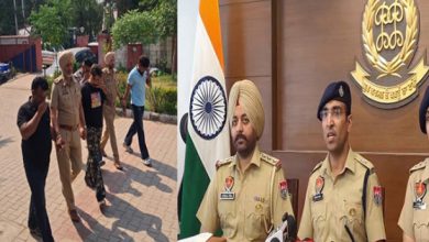 Photo of ਮੋਹਾਲੀ ਪੁਲਿਸ ਨੇ ਸੁਲਝਾਇਆ ਫਰਜ਼ੀ CIA ਅਧਿਕਾਰੀ ਬਣ ਕੇ ਕਾਰੋਬਾਰੀ ਨੂੰ ਅਗਵਾ ਕਰਨ ਦਾ ਮਾਮਲਾ, 4 ਗ੍ਰਿਫਤਾਰ