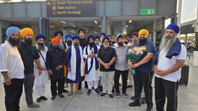 Photo of UK ਪੁੱਜੇ ਜਥੇਦਾਰ ਗਿਆਨੀ ਕੁਲਦੀਪ ਸਿੰਘ ਗੜਗੱਜ,  ਸੰਗਤ ਨੇ ਕੀਤਾ ਭਰਵਾਂ ਸਵਾਗਤ