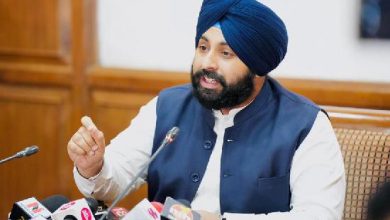 Photo of ਸਿੱਖਿਆ ਮੰਤਰੀ ਹਰਜੋਤ ਸਿੰਘ ਬੈਂਸ ਵਲੋਂ ਪ੍ਰੈੱਸ ਕਾਨਫ਼ਰੰਸ