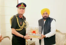 Photo of CM ਮਾਨ ਨਾਲ ਥਲ ਸੈਨਾ ਮੁਖੀ ਨੇ ਕੀਤੀ  ਮੁਲਾਕਾਤ