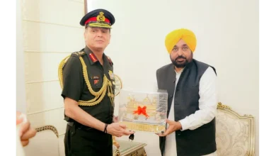 Photo of CM ਮਾਨ ਨਾਲ ਥਲ ਸੈਨਾ ਮੁਖੀ ਨੇ ਕੀਤੀ ਮੁਲਾਕਾਤ