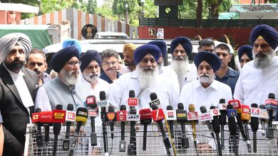 Photo of ਮੁੱਖ ਮੰਤਰੀ ਦਫਤਰ ਵਿਚੋਂ ਚਲਦੇ ਸੰਗਠਿਤ ਭ੍ਰਿਸ਼ਟਾਚਾਰ ਦੇ ਘੁਟਾਲੇ ਦੀ ਸੀ ਬੀ ਆਈ ਜਾਂਚ ਦੇ ਹੁਕਮ ਦੇਵੋ: ਅਕਾਲੀ ਦਲ ਨੇ
