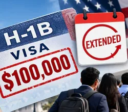 Photo of H-1B ਵੀਜ਼ਾ ਦੀ ਫੀਸ ਇੱਕ ਹੋਰ ਸਾਲ ਲਈ ਵਧੀ