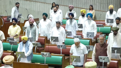 Photo of ਪੰਜਾਬ ਵਿਧਾਨ ਸਭਾ ‘ਚ ਪਰਵਿੰਦਰ ਸਿੰਘ ਝੋਟਾ ਨੂੰ ਦਿੱਤੀ ਗਈ ਸ਼ਰਧਾਂਜਲੀ, ਭਲਕੇ ਤੱਕ ਲਈ ਸਦਨ ਦੀ ਕਾਰਵਾਈ ਮੁਲਤਵੀ